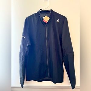 Reebok Womens Run Hero Jacket, Black, NWT